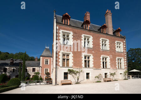 Clos Luce, casa di Leonardo da Vinci a Amboise,della Valle della Loira, Francia Foto Stock