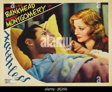 FAITHLESS 1932 MGM film con Tallulah Bankhead e Robert Montgomery Foto Stock