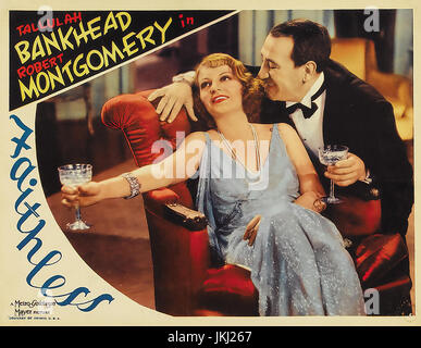 FAITHLESS 1932 MGM film con Tallulah Bankhead e Hugh Herbert Foto Stock