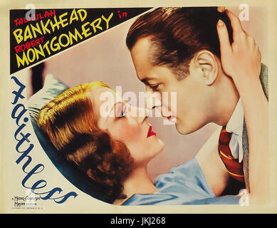 FAITHLESS 1932 MGM film con Tallulah Bankhead e Robert Montgomery Foto Stock