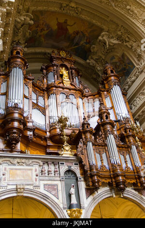 Cattedrale di Berlino Organ Foto Stock