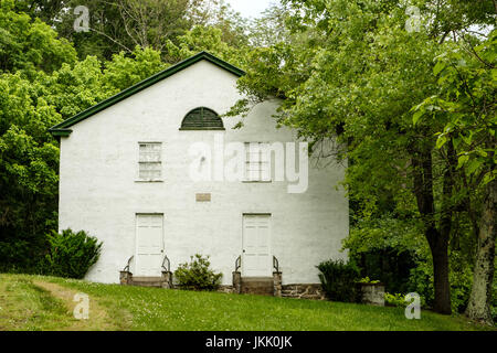 Battle Creek primitiva chiesa battista, Ben Venue Road, Flint Hill, Virginia Foto Stock