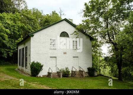 Battle Creek primitiva chiesa battista, Ben Venue Road, Flint Hill, Virginia Foto Stock