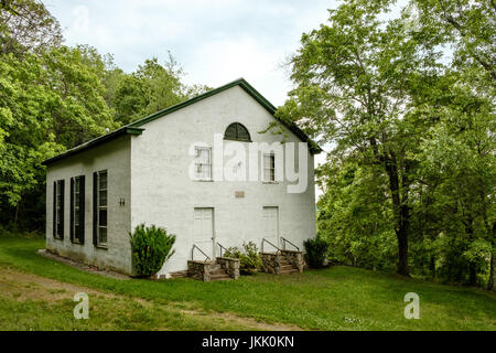 Battle Creek primitiva chiesa battista, Ben Venue Road, Flint Hill, Virginia Foto Stock