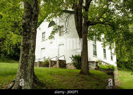 Battle Creek primitiva chiesa battista, Ben Venue Road, Flint Hill, Virginia Foto Stock