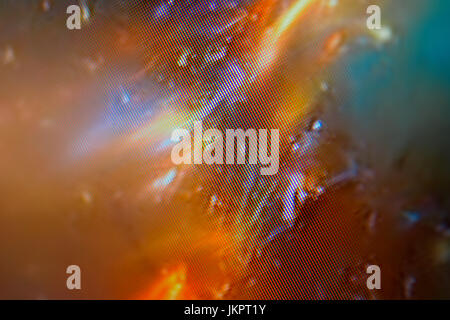 I diodi ad emissione di luce nacro per display a LED. LED digitale lo sfondo dello schermo Foto Stock