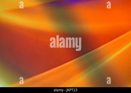 I diodi ad emissione di luce nacro per display a LED. LED digitale lo sfondo dello schermo Foto Stock