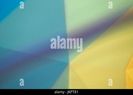 I diodi ad emissione di luce nacro per display a LED. LED digitale lo sfondo dello schermo Foto Stock