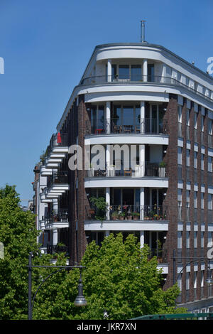 Edificio di nuova costruzione, Schoenhauser avenue, Prenzlauer montagna, Pankow, Berlino, Germania, Neubau, Schoenhauser Allee, Prenzlauer Berg, Deutschland Foto Stock