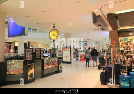 Grande magazzino Myer su Queen Street Mall nel centro di Brisbane Australia. Foto Stock