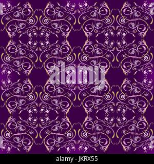 Seamless pattern in stile islamico. Sfondo vettoriale Illustrazione Vettoriale