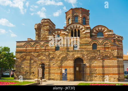 Chiesa di Cristo Pantocratore, epoca bizantina chiesa, città vecchia, Nesebar, Bulgaria Foto Stock