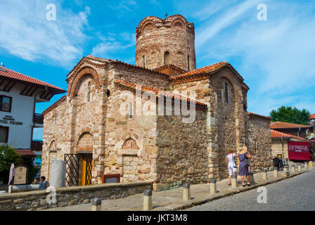 Chiesa di San Giovanni Battista, di epoca bizantina chiesa dal secolo XI, la città vecchia, Nesebar, il litorale del Mar Nero, Bulgaria Foto Stock