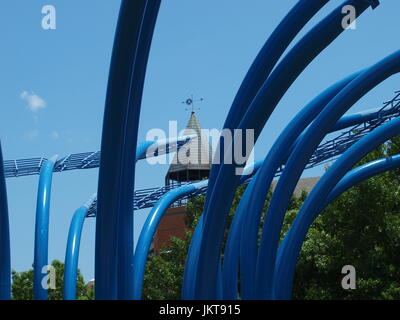 Addison Circle Rotonda & Park Foto Stock