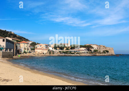 Algajola, Corsica, Balagne, Francia Foto Stock