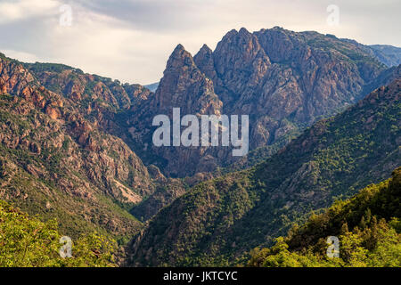 Ota, Corsica, Francia Foto Stock