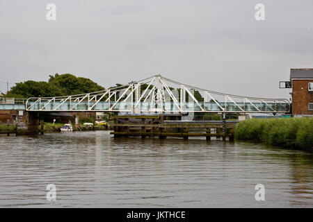 Reedham ponte girevole Foto Stock