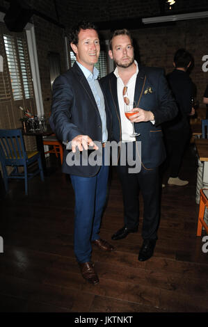 Hereford film summer party presso la struttura inceppamento in Chelsea offre: Nick Moran, Damien Morely dove: Londra, Regno Unito quando: 24 giu 2017 Credit: WENN.com Foto Stock