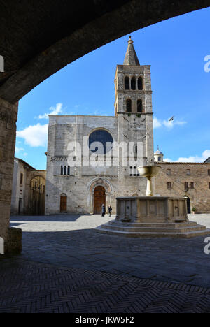Bevagna (Umbria, Italia) - Un bellissimo e incantevole borgo medievale nel cuore della regione Umbria Foto Stock
