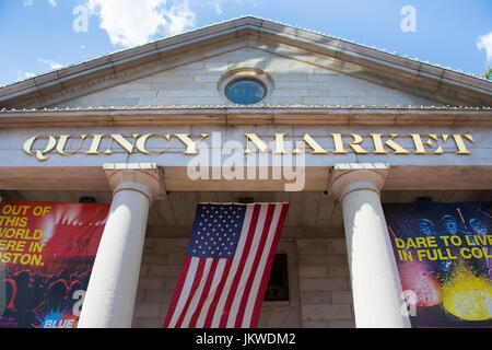 Il Mercato di Quincy, Boston MA, Stati Uniti d'America Foto Stock