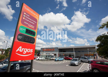 Sainsbury's Superstore, Nottingham Foto Stock