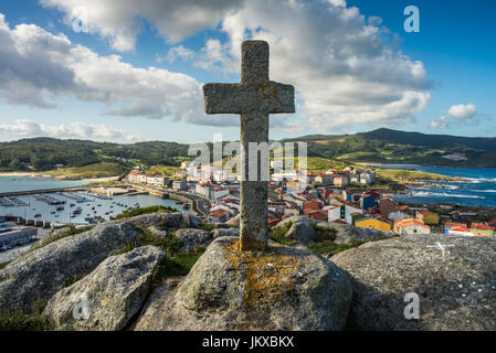 A Muxia, Galizia, Spagna, Europa. Camino de Santiago. Foto Stock