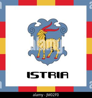 Governo ufficiale alfieri dell'Istria Illustrazione Vettoriale