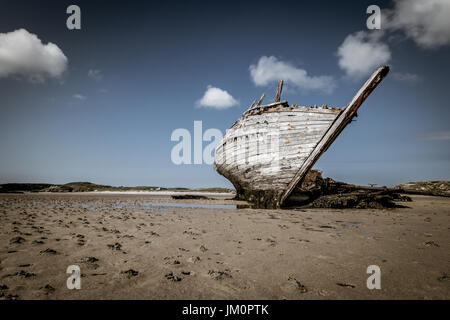 Bad eddie naufragio bunbeg beach co donegal Foto Stock