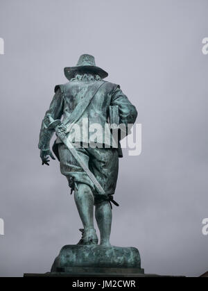 Poiché il popolo di Huntingdon, la casa comune di Oliver Cromwell, non vogliono pagare per una statua di lui persone nella vicina cittadina di St Ives fece così Foto Stock