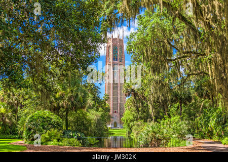 Il lago di Galles, Florida, Stati Uniti d'America a Bok Tower Gardens. Foto Stock