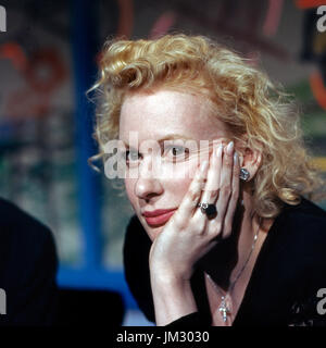 Schweizerische Schauspielerin Sunnyi Melles, Deutschland 1990er Jahre. Swiss attrice Sunnyi Melles, Germania degli anni novanta. Foto Stock
