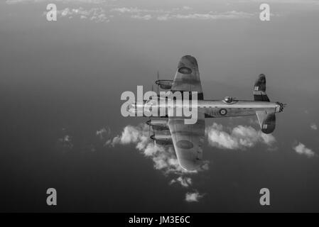 La mia rappresentazione di Avro Lancaster W5005, AR-L per Leader di 460 Squadrone RAAF come si presentava alla fine del mese di settembre 1943 quando essa ha effettuato 30 operazioni ho Foto Stock