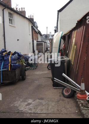 Lympstone un tipico inglese South Devon villaggio costiero Foto Stock