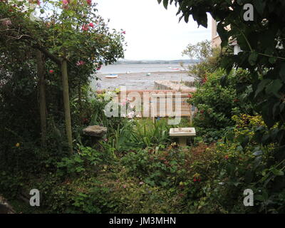 Lympstone un tipico inglese South Devon villaggio costiero Foto Stock