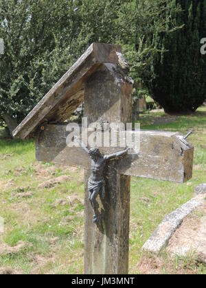 Lympstone, Devon, la Chiesa Parrocchiale e il cimitero Foto Stock