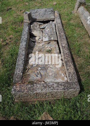 Lympstone, Devon, la Chiesa Parrocchiale e il cimitero Foto Stock