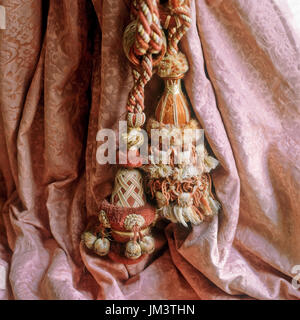 Nappe sulla tenda Foto Stock