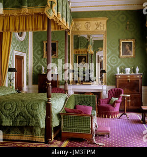 In stile vittoriano camera da letto Foto Stock