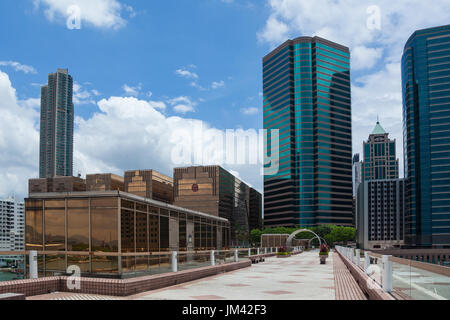 HONG KONG - Luglio 17, 2014: l'International Commerce Centre Foto Stock