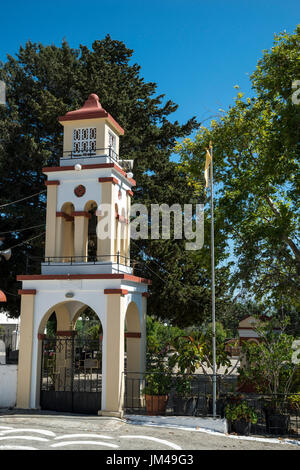 Chiesa in Istrios, Rodi, Egeo Meridionale, Grecia, Europa Foto Stock