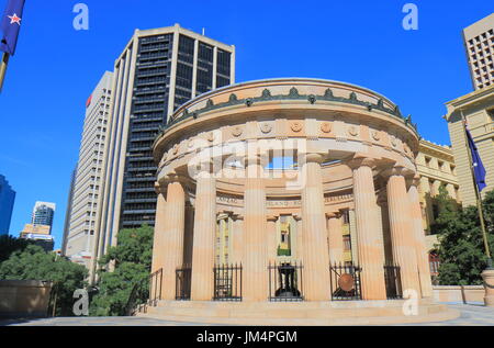 Anzac War Memorial Brisbane Australia. Foto Stock