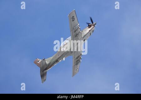 Lo sloveno Air Force Pilatus PC-9M Foto Stock