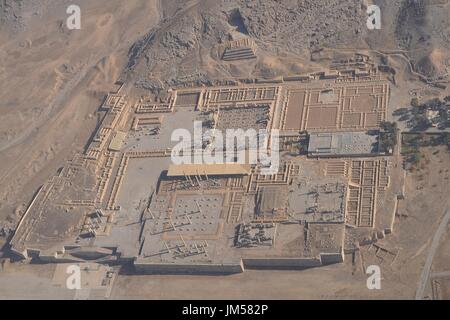 Rovine di Persepolis visto dall'aria Foto Stock
