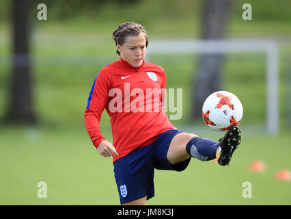 Francesca Kirby in Inghilterra durante una sessione di allenamento allo Sporting 70 Sports Center di Utrecht. Foto Stock