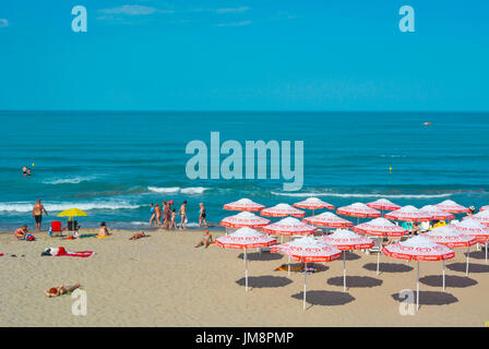 Spiaggia centrale Sozopol Bulgaria Foto Stock