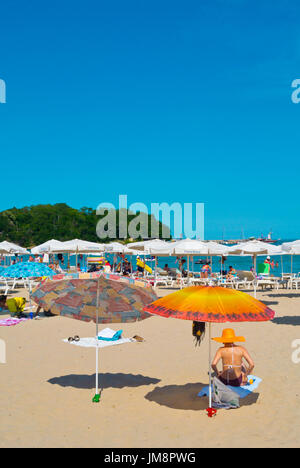 South Beach, Primorsko, Bulgaria Foto Stock