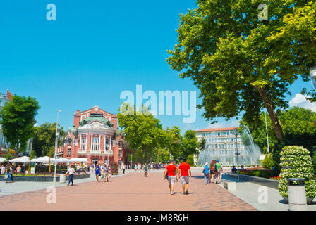 Ploshtad Nezavisimost, Varna, Bulgaria Foto Stock