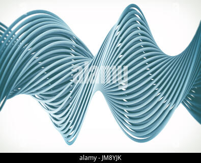 Twisted mazzetto di cavi Foto Stock