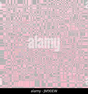 Tovaglie a scacchi pattern all'infinito - rosa. sfondo di nero e verde piazze Illustrazione Vettoriale