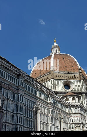 La Cattedrale di Santa Maria del Fiore a Firenze, Toscane, Italia Foto Stock